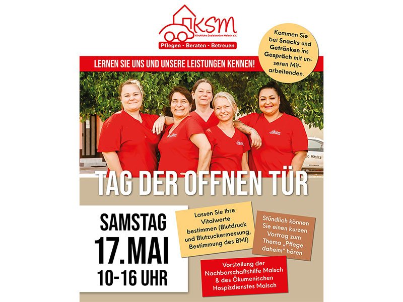 Einladung zu Tag der offenen Tür