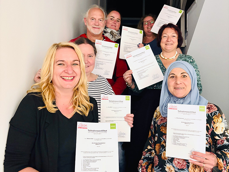 Abschluss Pflegekurs